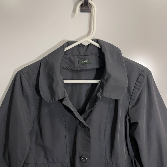 J.Crew Button Down Rain Coat Size XS/S - Picture 2 of 7